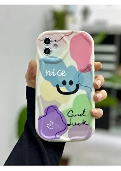 Iphone 11 Uyumlu Darbe Önleyici Smile Baskılı Silikon Kılıf fiyatları