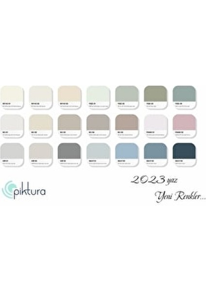 Su Bazlı Duvar Boyası, Kullanım Hazır, Küçük Ambalaj 200ML 2023 Renkleri modelleri