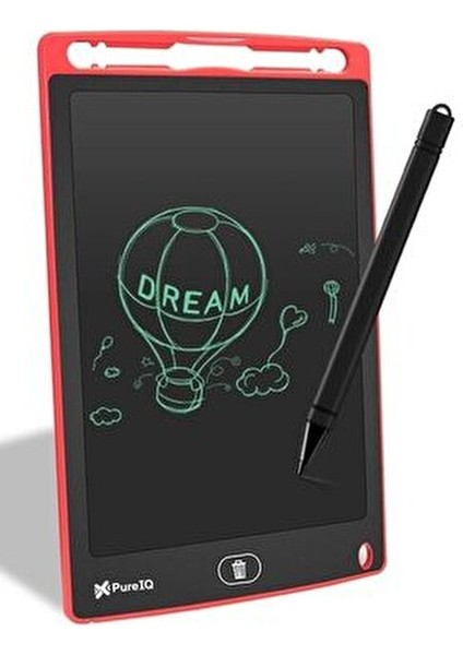Yazı Çizim Tableti LCD 8,5 Inç Dijital Kalemli Çizim Yazı Tahtası Grafik Eğitim Tableti Kırmızı fiyatları