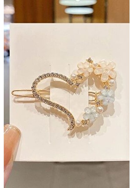 Kadın 4'lü Gold Metal Çiçek Pens Toka Seti fiyatları