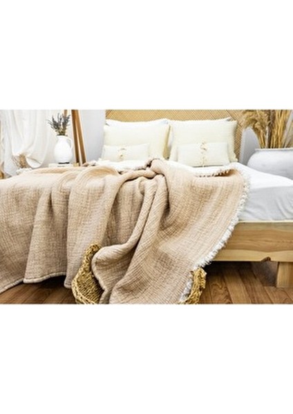 Vizon 6 Kat Müslin Yorgan Silikon Dolgu ile Çift Kişilik 220x240 cm Konforlu Kullanım fırsatları