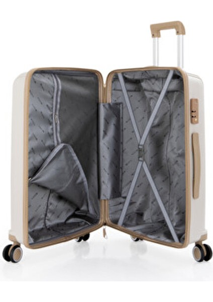 V305 Ultra Hafif Plastik Materyal Polipropilen Kabin Boy Valiz V305 55 cm fırsatları