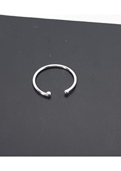 925 Ayar Gümüş Deliksiz Halka Hızma
