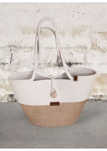 El Yapımı Hasır Plaj Çantası Kol Çantası fiyatları