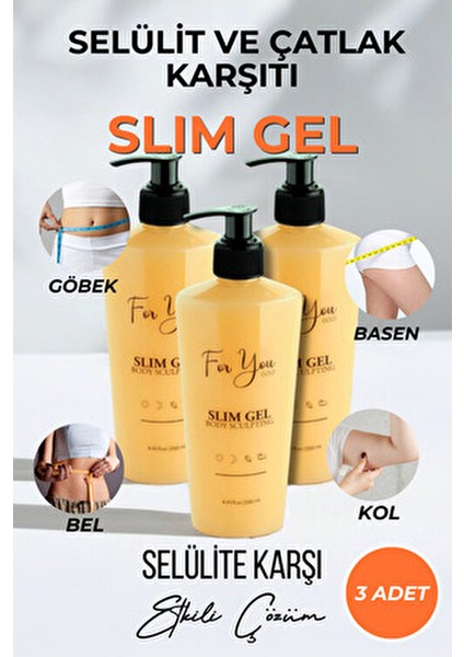 Slim Jel - Sıkılaştırıcı - – Topalayıcı - Çatlak Bakım Slim Jel (3X250ML) fiyatları