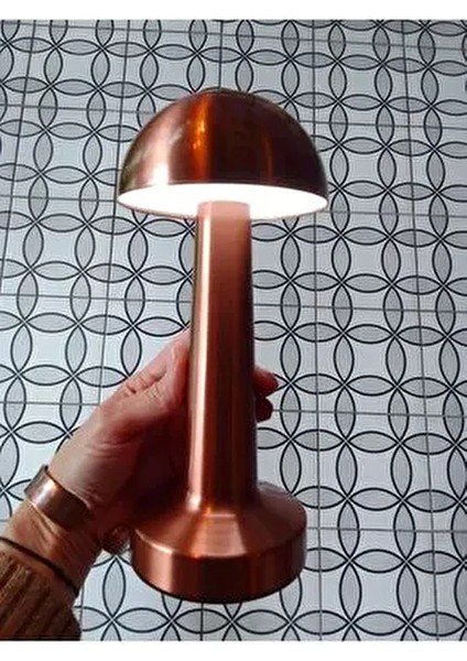 CT-8430 Lizbon Dokunmatik Şarjlı Masa Lambası Bakır fiyatları