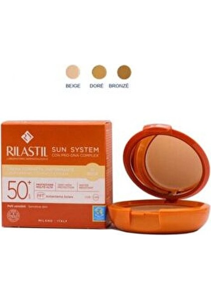 Sun System SPF50+ Uniforming Compact Cream 10 gr fiyatları