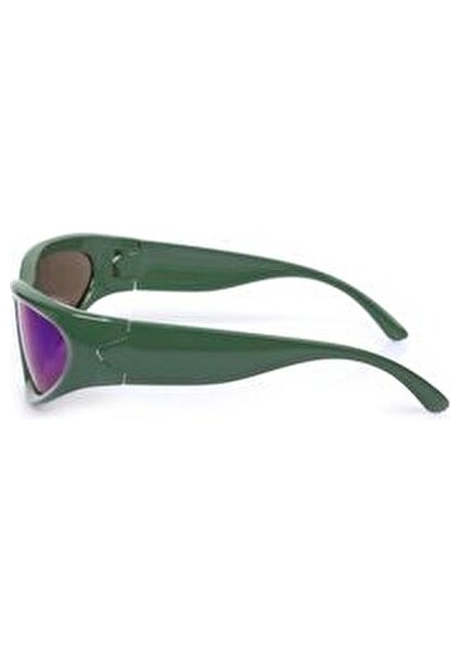 UV400 Korumalı Yeşil Çerçeve Aynalı Cam Snowboard/kayak Gözlüğü modelleri