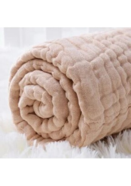 Bej 4 Katlı Çok Amaçlı Müslin Örtü Battaniye modelleri