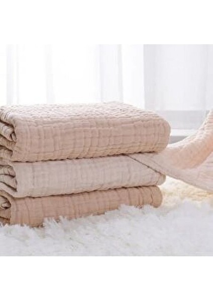 Bej 4 Katlı Çok Amaçlı Müslin Örtü Battaniye indirimleri