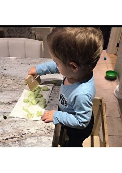 Güvenli Ahşap Bıçak 1 Parça Montessori Eğitici Oyuncak Çocuk Gelişimi İçin fırsatları