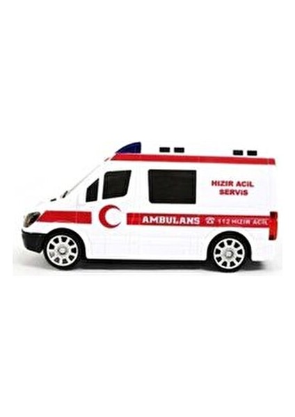 Oyuncak Ambulans 3D Işıklı Pilli Model 1+ Yaş İçin Eğlenceli Oyun Aracı fiyatları