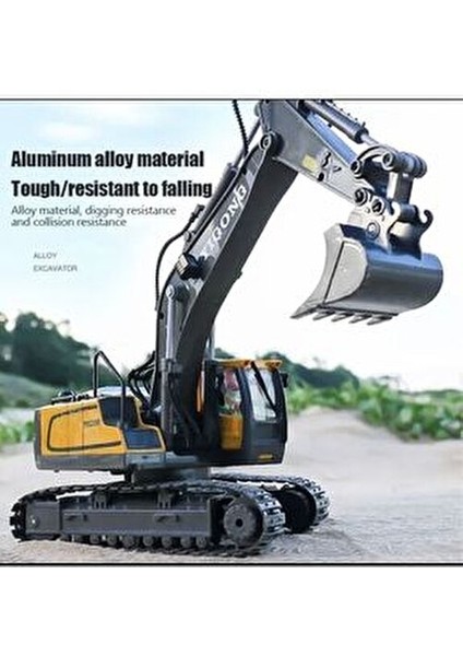 Uzaktan Kumandalı Full Fonksiyon Hareketli Excavator 2.4ghz Iş Makinesi Ekskavatör Excavator indirimleri
