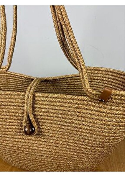 Havana Hasır Jüt Plaj Çantası Kadınlar İçin Doğaya Saygılı Tasarım Yaz Koleksiyonu indirimleri