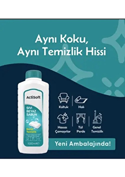 Sıvı Beyaz Sabun 1000ML *2 Li Paket (2 Adet) fiyatları