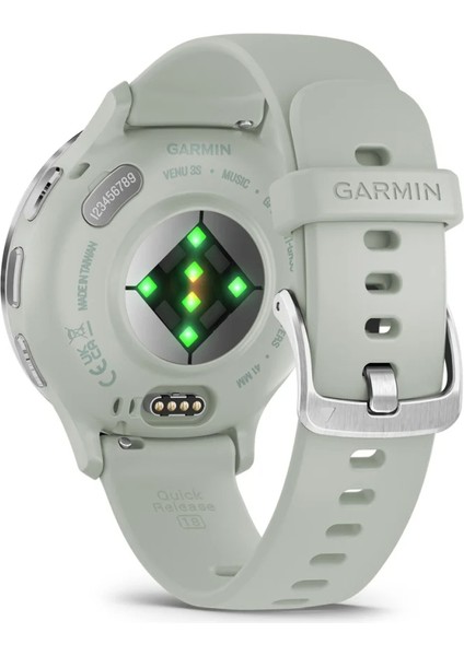 Venu 3S - Gümüş | Sage Gri Kayışlı