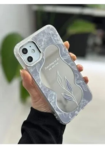 Iphone 11 Uyumlu Aynalı Tasarım Darbe Önleyici Silikon Kılıf
