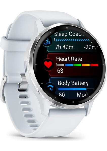 Venu 3 - Gümüş | Beyaz Kayışlı modelleri