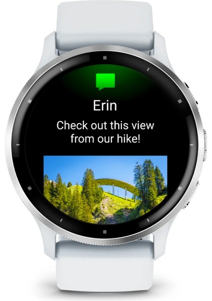 Venu 3 - Gümüş | Beyaz Kayışlı fırsatları