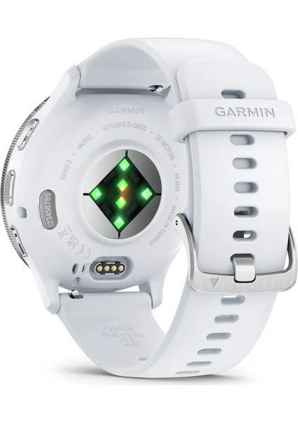 Venu 3 - Gümüş | Beyaz Kayışlı