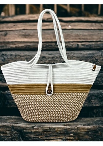 Havana Boncuklu Doğaya Saygılı Hasır Jüt Plaj Çantası - Tarzınıza ve Dünyaya Katkıda Bulunun! fiyatları