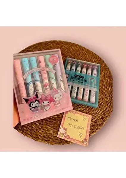 Sanrio Figür 1ADET Sevimli Kuromi Cinnamaroll Hello Kitty Kedi Patili Seçenekli Keçeli Kalemler fiyatları