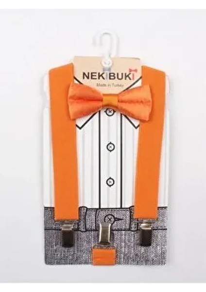 1-9 Yaş 23 Nisan Erkek Çocuk Kırmızı Papyon Askı Takımı