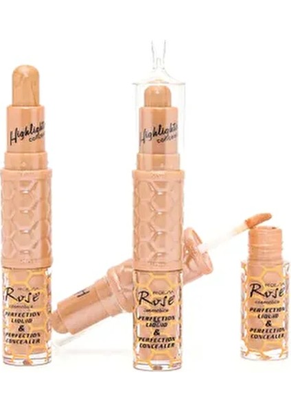Çift Taraflı Aydınlatıcı Stick Hıglıghter 15 ml Doğal Renkli Işıltı