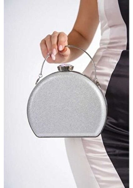 Gümüş Simli Kadın Simli Abiye Çanta Matara fiyatları