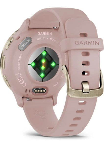 Venu 3S - Soft Gold | Pembe Kayışlı