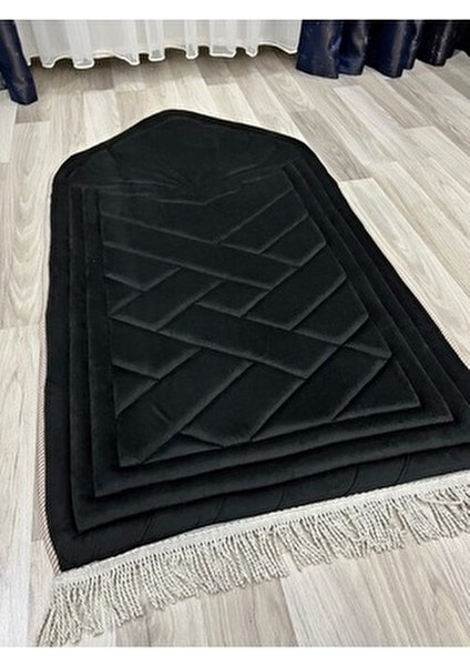 Lüks Ortopedik Diz Ağrıtmayan Süngerli Hediyelik Çeyizlik Burgu Saçaklı Çantalı Seccade indirimleri