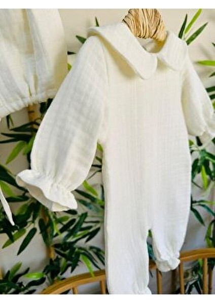 Yakalı Müslin 2'li Hastane Çıkış Mevlüt Seti %100 Pamuk Organik fiyatları