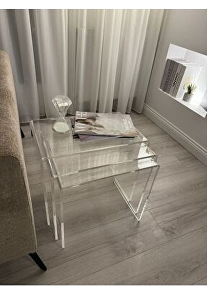 Pleksi Akrilik Zigon Sehpa fiyatları