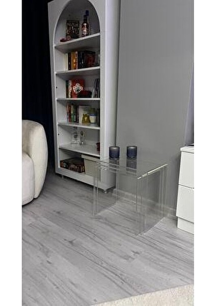 Pleksi Akrilik Zigon Sehpa