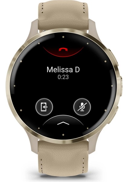 Venu 3S - Soft Gold | French Gri Deri Kayışlı fiyatları