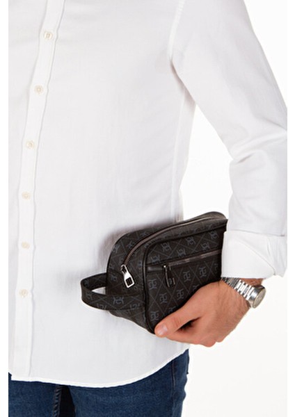 Desenli Portföy Seyahat El Çantası ve Mekanizmalı Cüzdan Set modelleri