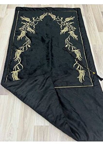 Sırma Işleme Seccade Tesbihli Gelin Damat Bohçası Hediyelik Çeyizlik