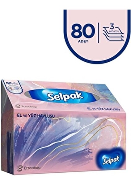 El ve Yüz Havlusu 80LI Paket 6lı 480ADET modelleri