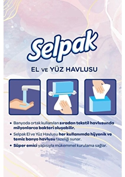 El ve Yüz Havlusu 80LI Paket 6lı 480ADET indirimleri
