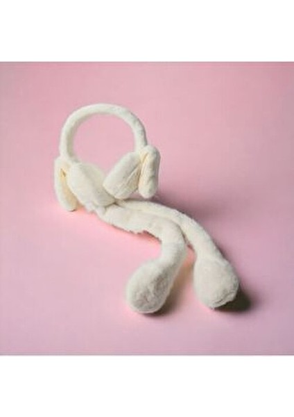 Peluş Hareketli Oynar Kulaklı (Sesli) Çocuk Kulak Isıtıcı Koruyucu Tavşan Kulaklık fiyatları