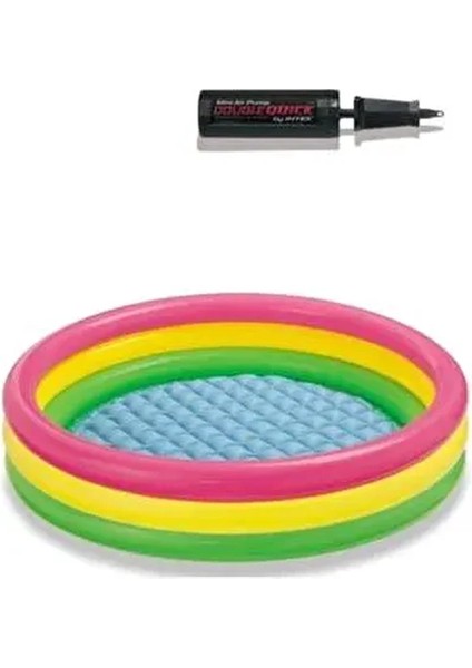 Şişme Tabanlı 3 Boğumlu Sunset Havuz Pompa ( 114X25 cm )