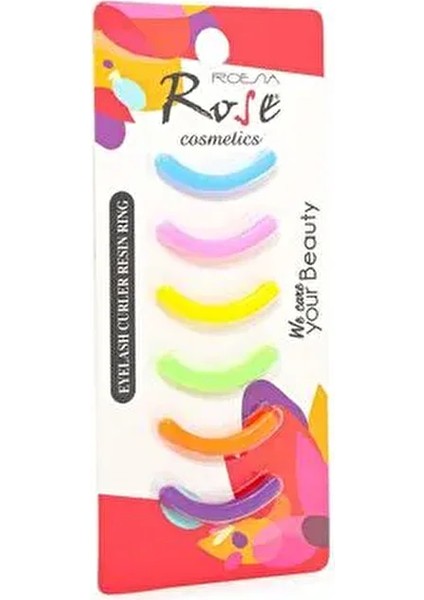 Rose 6'lı Kirpik Kıvırıcı Yedeği - Kirpik Kıvırma Makası Yedek Lastiği