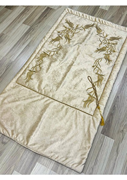 Sırma Işleme Seccade Tesbihli Gelin Damat Bohçası Hediyelik Çeyizlik fiyatları