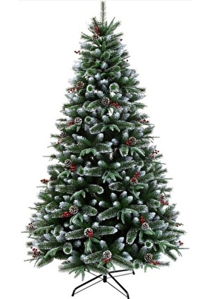 Ithal Lüks Büyük Yılbaşı Çam Ağacı Süslü Karlı Kokinalı Kozalaklı 180CM Yoğun Dallı Dekorasyon Ağaç fiyatları