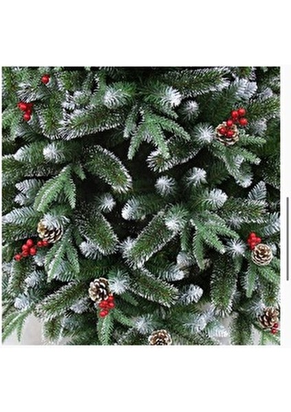Ithal Lüks Büyük Yılbaşı Çam Ağacı Süslü Karlı Kokinalı Kozalaklı 180CM Yoğun Dallı Dekorasyon Ağaç fırsatları