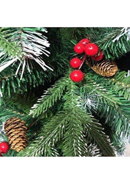 Ithal Lüks Büyük Yılbaşı Çam Ağacı Süslü Karlı Kokinalı Kozalaklı 180CM Yoğun Dallı Dekorasyon Ağaç indirimleri