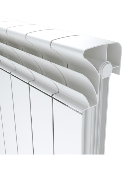 Besto XL Alüminyum Dekoratif Radyatör 600×1600 mm 16 Dilim RAL 9016 Beyaz | 1030W Modern Duvar Tipi fiyatları