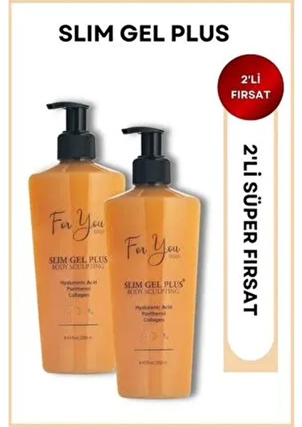 2'li Fırsat Slım Jel Plus -Sıkılaştırıcı-–çatlak Karşıtı ve Selülit Kremi