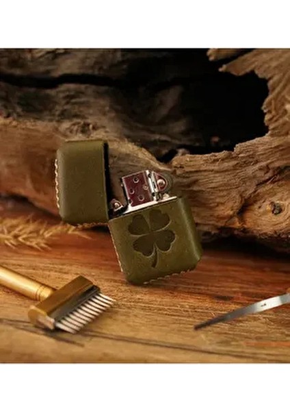 Deri Kılıflı Zippo Çakmak
