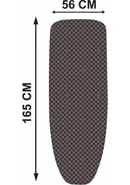 King XXL(165X56 Cm) Gri Ütü Masası Kılıfı (Ütü Masası &aksesuarları, Ev Gereçleri,ev Tekstili)